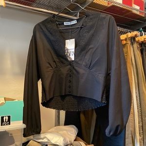 Long Sleeve Zara Crop